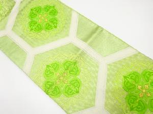 アンティーク　亀甲に華紋織り出し袋帯（材料）